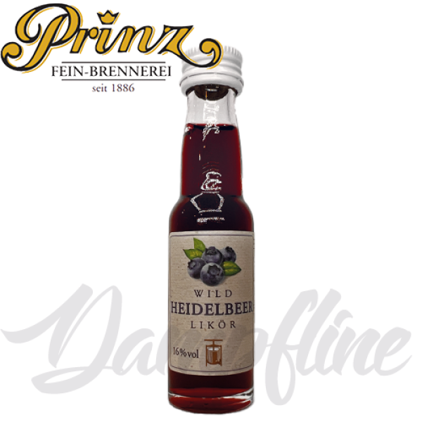 Prinz - Wild Heidelbeer Likör Miniatur
